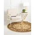 thumbnail image 2 of Rugs.com Aditi Collection Rug – 5' 3 Round Cream Low Rug Perfect For Kitchens, Dining Rooms, 2 of 8