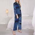 thumbnail image 4 of Lsque Scooby-Doo Pattern Long Sleeve Pajama Set for Women - Soft 2-Piece Sleepwear and Loungewear Set with Pockets, Comfy Nightwear, 4 of 8