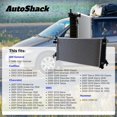 thumbnail image 2 of Radiador AutoShack de repuesto de alto rendimiento para Chevrolet Tahoe Suburban 1500 Avalanche Silverado 1500 Classic Silverado 2500 HD GMC Sierra 1500 Classic Sierra 2500 HD Cadillac Escalade ESV, 2 of 7