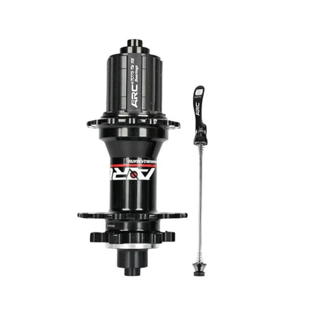 Moyeu de Roulement Format Compact Sans Bavures Réduire la Friction Fournitures de Cyclisme Installation Pratique Moyeux Métalliques Alliage d'Aluminium Arbre de Roue 32 H/moyeu Arrière/noir