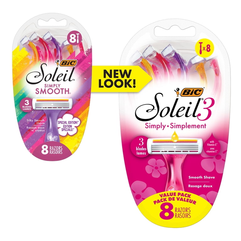 BIC Soleil 3 Simply Women's 3-Blade Disposable Razors, 8 Count photo 4