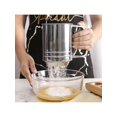 thumbnail image 2 of Sifter Cup Sieve Mesh Powder Flour Sieve Stainless Steel Screen Baking Tool Gift for Kitchen Baking Cake Cookie Pastry, 2 of 11