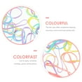 thumbnail image 2 of 1 set of Disposable Hair Ropes Elastic Hair Ties Girls Rubber Bands Hair Styling Tools, 2 of 6