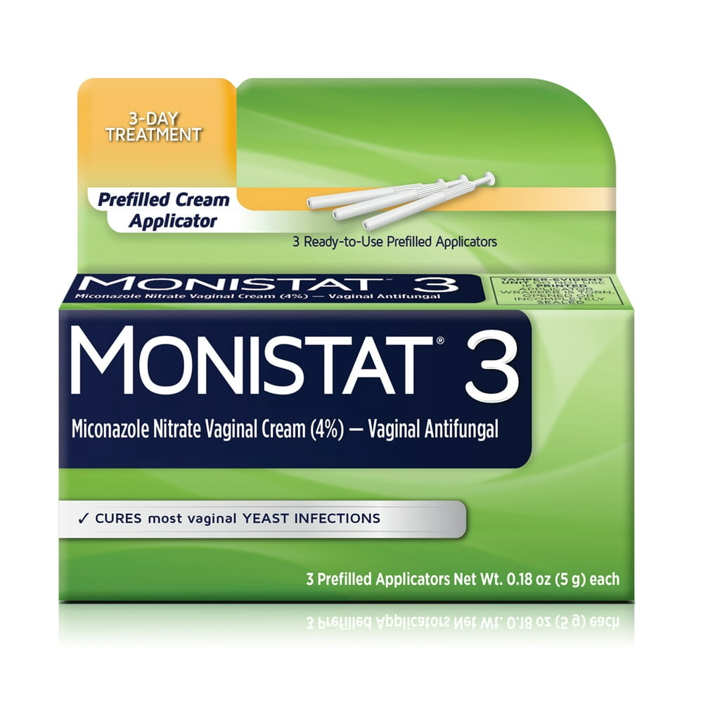 MONISTAT 3Dose Yeast Infection Treatment, 3 Prefilled Cream
