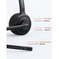 thumbnail image 6 of Mpow M5 Bluetooth Headset Noise Cancelling Truck Driver Headphones with Charging Stand for PC, Skype, Call Center, 6 of 8