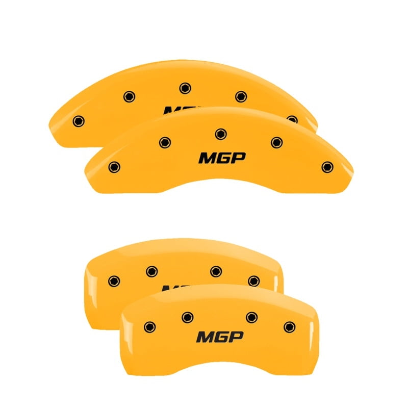 Mgp Caliper Cover 10250Smgpyl Caliper Cover Set Of 4 Mgp Logo Powder