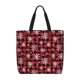 thumbnail image 1 of Easygdp Buffalo Plaid Snowflakes Bolsa Tote para Mujer, Bolso de Hombro para Trabajo, Playa, Viajes, Compras y Supermercado, 1 of 7