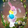 thumbnail image 6 of 5.74 ft Easter Inflatable Decorations with Eggs Lighted Rabbit Toy Colorful Cute for Holiday Garden Easter Lawn Decor, 6 of 7
