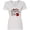 AA-White, variant on Inktastic Ladybug Hugs with Cute Ladybug and Flowers Women's V-Neck T-Shirt