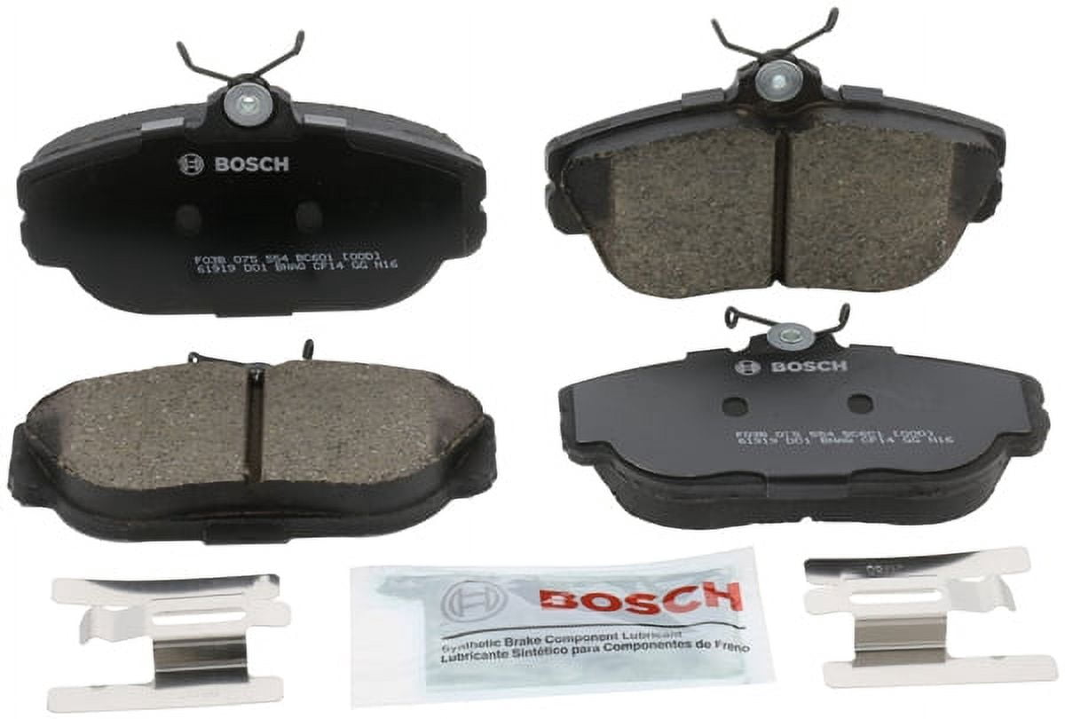Bosch Quiet Cast Ceramic w/Hardware Brake Pad Set, and Shims Fits select: 2001-2003 FORD TAURUS, 1999 FORD TAURUS SE