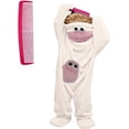 thumbnail image 3 of Halloween Big Mouth Monster Onesie Silly Monster Onesie | Funny Onesies For Adults Plush Onesie Pajamas Cozy Home Loungewear Couples Matching Pajamas (No Shoes Included), 3 of 4