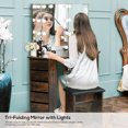 Vanity with Lights Makeup Vanity Desk with Power Outlet 3 Color