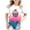 A107-Hot Pink, variant on Hessimy Kids/Girls/Teen Girls Active Quick Dry T-Shirts Short Sleeve Shirts Athletic Performance T-Shirt(Hot Pink,4-5 Years)