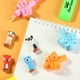 thumbnail image 4 of Paquete de 6 agarres para lápices, soporte de silicona suave para los dedos con 4 lindos clips de dibujos animados, ayuda ergonómica para escribir, corrección de postura para niños pequeños, niños en, 4 of 7