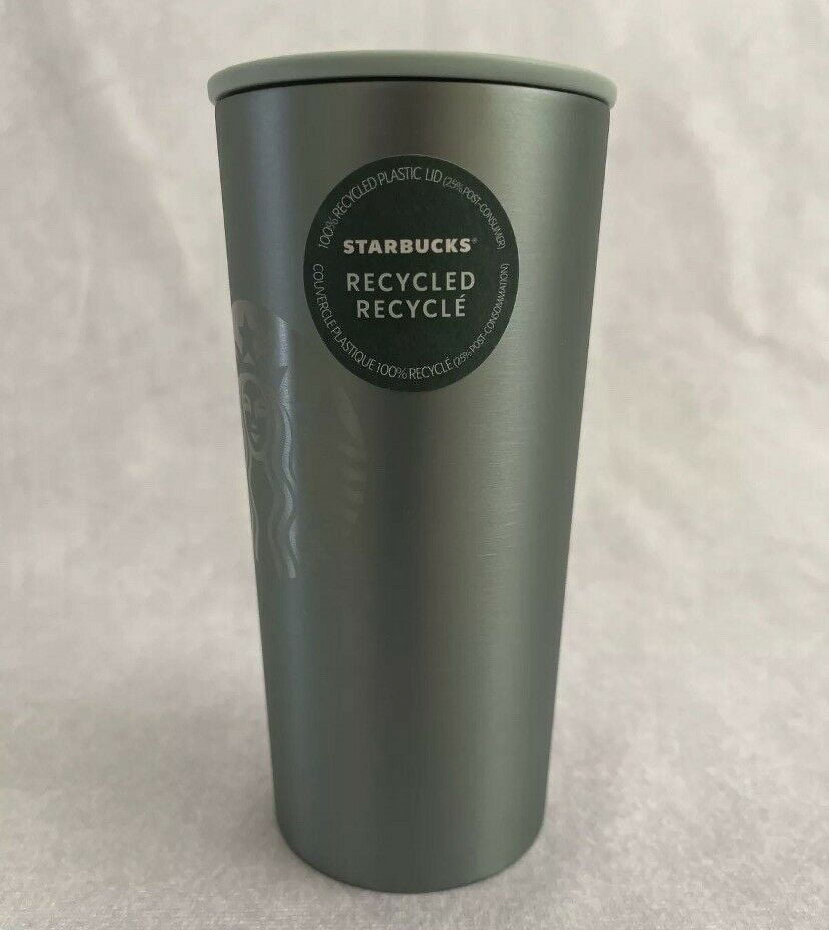 STARBUCKS Black Recycled Coffee Cup 12oz / 354ml Tall