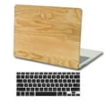 thumbnail image 4 of KSK KAISHEK Plastic Hard Shell Case Cover Only Compatible 2012 2013 2014 2015 Released MacBook Pro 13" No Touch + Black Keyboard Cover Model: A1502 & A1425 Wood grain 20_2, 4 of 5