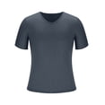 thumbnail image 6 of zfhfof Mens T-Shirts Short Sleeve V Neck Casual Classic Shirt Summer Stretchy Regular Fit Lightweight Muscle Tees Basic Tops, 6 of 8