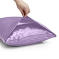 thumbnail image 5 of Zmeidao Silk Pillow Cases Satin Pillowcase For Hair And Skin, Pillowcases Standard Size Set Of 2, Silky And Soft Satin Pillowcovers 2 Pack (20x30 Inches), 5 of 8