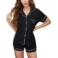 thumbnail image 2 of Conjunto De Pijama De Pieza De Verano,Pijamas De Manga Corta para Mujer Conjunto De Pijamas De Manga Corta Pijamas De Manga Corta para Mujer Salida De Alta Intensidad, 2 of 7