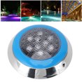 thumbnail image 1 of Pool Lights for Inground Pool, 24V 6000K White Light Waterproof Wall Mounted Pool Light 8.5 Inch Embedded LED Underwater Swimming Pool Light Replacement for Pond Fountain, 1 of 7