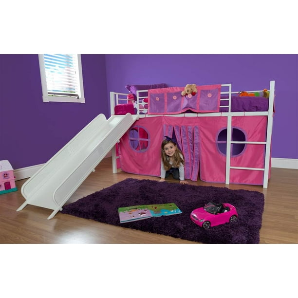 DHP Curtain Set for Loft Bed (Bed sold separately) Component Walmart
