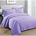 thumbnail image 3 of Elegant Home Decor Deluxe Embossed Floral Striped Solid Color Coverlet Queen/Full, 3 of 3