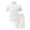 White, variant on Men'S Geometric Jacquard Collared Polo Shirt Short Sleeve And Drawstring Waist Shorts Set Casual Two Piece Outfits For Summer Daily Wear,Black,XXL