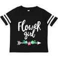 thumbnail image 3 of Inktastic Flower Girl with Arrow and Flowers Girls Toddler T-Shirt, 3 of 5