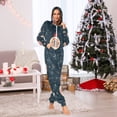 thumbnail image 5 of Christmas Balls Adult Onesie Pajamas Slim Fit Christmas One Piece Suit Pjs for Women and Men Hooded Zipper, 5 of 7