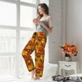 thumbnail image 5 of Salouo Vintage maple leaf autumn Print Women's Pajama Pants Casual Loose Sweatpants PJs Flowy Pants Drawstring Palazzo for Women Wide Leg Pants Lounge Pajama -X-Large, 5 of 8