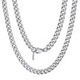 thumbnail image 1 of Collar ChainsPro, cadena de eslabones de acero inoxidable, 71 cm, para hombre y mujer, 1 of 6