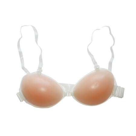 Flirtzy Silicone Bra with Clear Strap