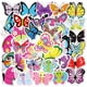 thumbnail image 2 of Calcomanía de grafiti impermeable de vinilo con forma de mariposa, 50 unidades, 2 of 4
