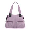 thumbnail image 4 of Bolso de compras de moda, bolso de viaje de moda, bolso de tela de nailon ligero y repelente al agua, bolso de hombro para mujer, 4 of 6