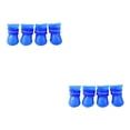 thumbnail image 4 of Zapatos para cachorros Methold 4 unids/set botas de lluvia impermeables PU antideslizantes Azul XL 2piezas, 4 of 5