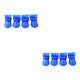 thumbnail image 3 of Zapatos para cachorros Greeniant 4 unids/set botas de lluvia impermeables PU antideslizantes Azul XL, 3 of 5