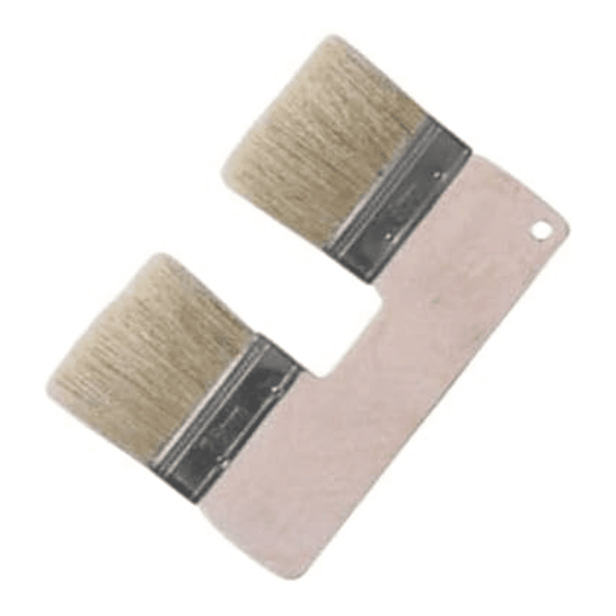 Double Paint Brush,3In DoubleHead Painting Brush,Bristle Art Flat Texture Brush,Art Wall Brush 2PC