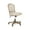 Beige/Natural, variant on Noble House Tilton Wood Upholstered Swivel Office Chair, Beige and Natural
