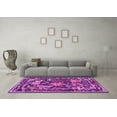 thumbnail image 3 of Ahgly Company Indoor Square Persian Pink Traditional Area Rugs, 4' Square, 3 of 4