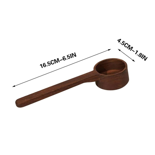 Kitchen Utensils Set,Coffee Spoons Beech Wooden Measuring Spoon for Ground Beans Tea Soup Cooking Mixing
