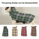 thumbnail image 5 of Bienvenido Pet abrigo de algodón inglés a cuadros ropa para perros abrigo de algodón para perros pequeños, medianos y grandes, 5 of 5