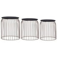 thumbnail image 1 of vidaXL Tables Basses 3 Pcs Cuivre, 1 of 5