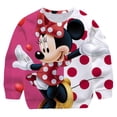 thumbnail image 2 of Bebé niñas niños encantador Mickey Mouse Minnie manga larga cuello redondo sudaderas niño dibujos animados sudaderas Otoño Invierno bebé Outfit5T Gao Jinjia LED, 2 of 2