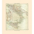 thumbnail image 2 of Perthes 20x22 White Modern Wood Framed Museum Art Print Titled - South Italy - Perthes 1896, 2 of 4