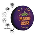 thumbnail image 5 of Easygdp Mardi Gras2 Automobile Tire Dust Cover, 14-17in Spare Tire Cover Universal Fit for Trailer, Car, Truck, SUV, Jeep - 17 inch, 5 of 9