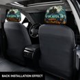 thumbnail image 5 of 2 PCS Car Headrest Cover, Halloween Happy Bat Castle Soft Car Seat Head Rest Cover Protector Interior Car Accessories Seat Covers for Cars Truck Auto Only Covers, 5 of 8