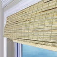thumbnail image 2 of Arlo Blinds Cordless Petite Rustique Bamboo Roman Shades Blinds - Size: 33"W x 74"H, Light Filtering, 2 of 7