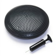 Black Mountain Products Exercise Balance Stability Disc with Hand Pump, Black