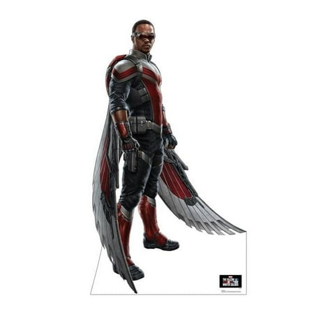 Advanced Graphics 72 x 41 in. Falcon Cardboard Cutout, Marvel - Falcon & Winter Soldier