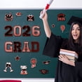 thumbnail image 6 of 2026 Graduation, Car Decorations, Magnetic Cutouts, Grad Party Decor, 20 Pack, Red Star Accents, Outdoor Indoor Venue, 6 of 6